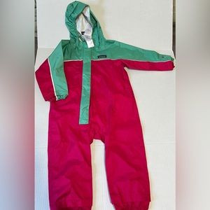 PATAGONIA Toddler Torrentshell Rain suit size 12-18M